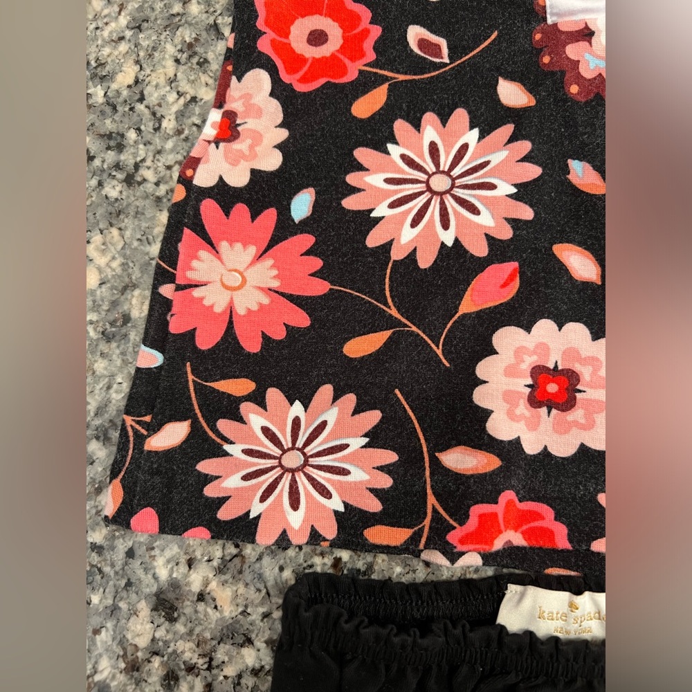 Kate Spade New York Girls Floral Mod Dress with Bottoms - Picture 4 of 9